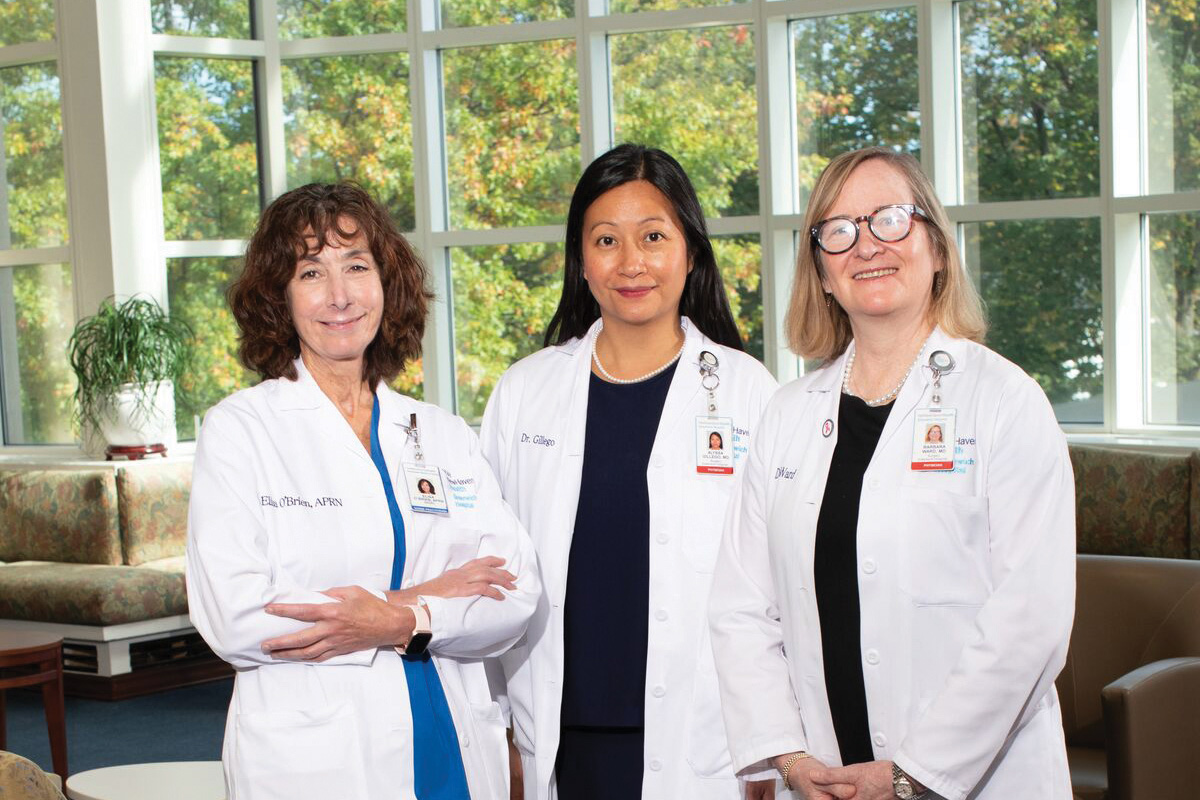 Elisa O'Brien, APRN; Alyssa Gillego, MD; and Barbara Ward, MD
