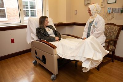 Dr. Omur and Patient
