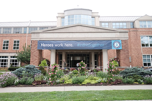 Front of Greenwich Hospital