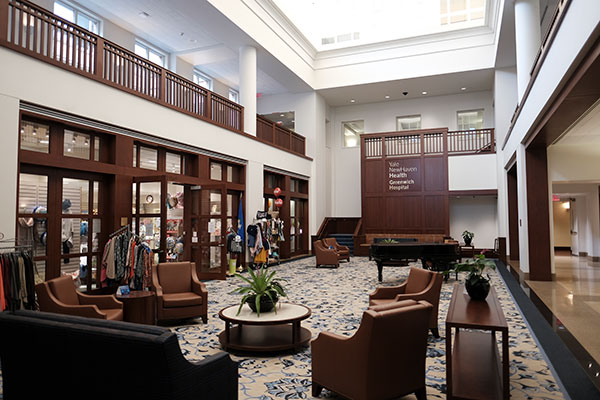 Lobby of Greenwich Hospital