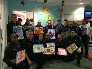 Fire Fighters Toy Donation
