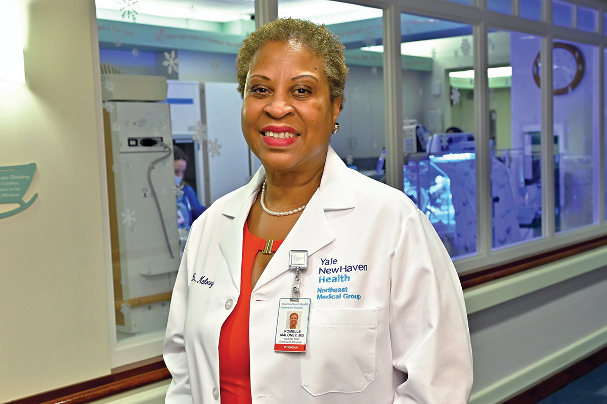 Romelle Maloney, MD, a gynecologist with Northeast Medical Group
