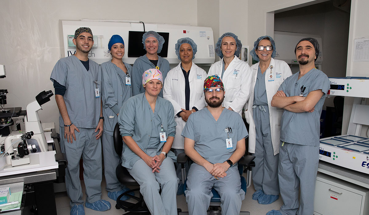 The IVF team at Greenwich Hospital