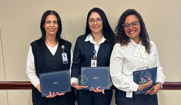 Millie Vargas, Angelica Lopez-Schenarts and Patricia Mercado