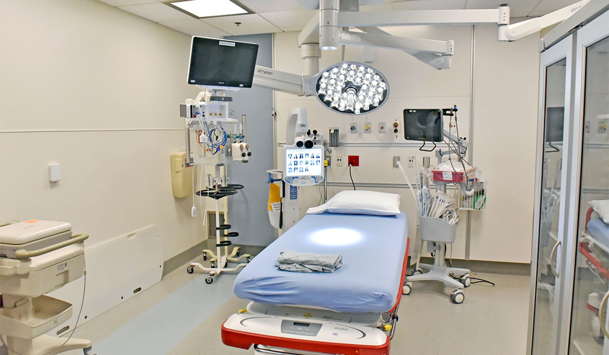 One of the two new Trauma rooms now on line as part of L+M’s ongoing renovation of its Emergency Department, due for completion in late 2026.